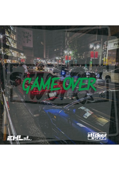 Game Over Sticker Yeşil