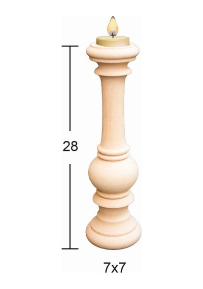 Ahşap Şamdan Şa-05