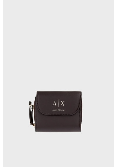 Armani Exchange Logolu Cüzdan Kadın Cüzdan Xw003312 Af19902 U6032 Kahve