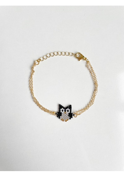 Nevoaccessory Baykuş Miyuki Charm Bileklik Çok Renkli