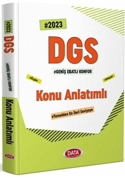 Data Yayınları 2023 DGS Konu Anlatımlı