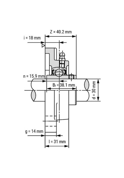 Ucf 206 Yataklı Rulman 30 Mm 420195073