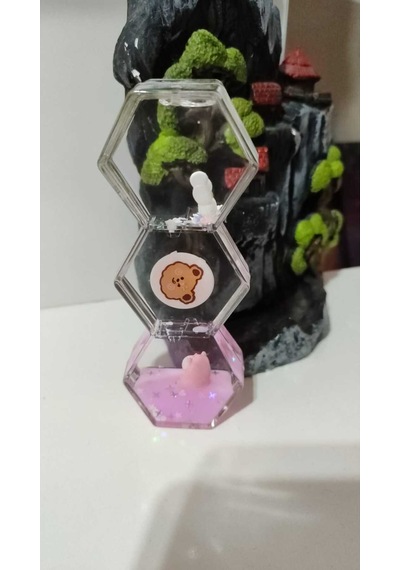 Sulu İçi Dönen Model Saat Boyut 13cm