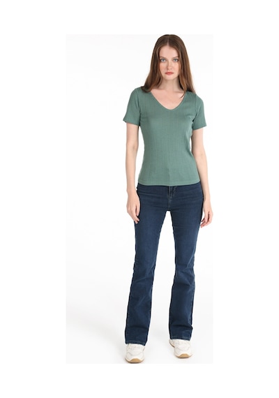 Colins Yeşil Kadın Tshirt K.kol Cl1066815 Q1.v1 Dmg 001