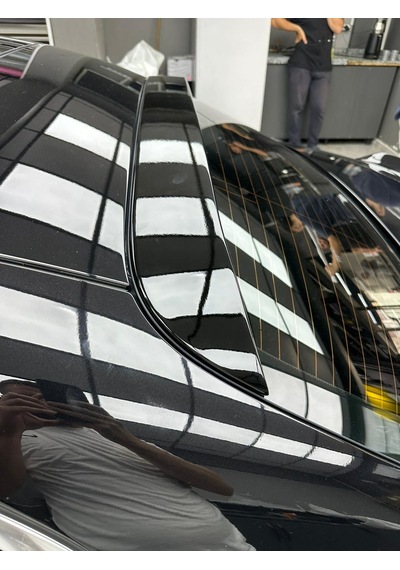 Mercedes W206 Cam Üstü Spoiler Parlak Siyah Abs Plastik İthal Ürün 2021+