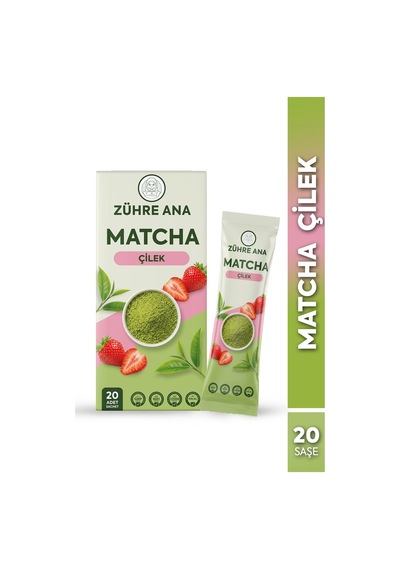 Matcha Çayı Çilek Aromalı 20 Saşe x 8 G