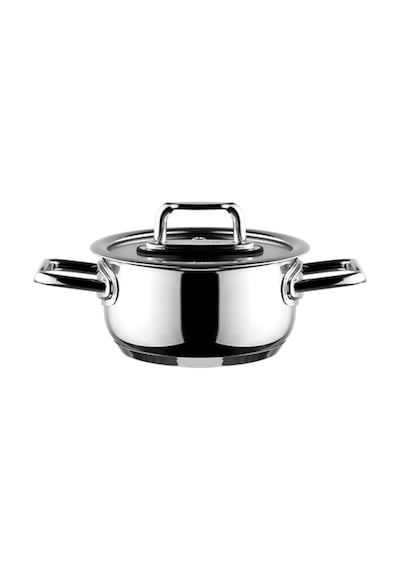 Aryıldız Colombus Metal Kulp Cam Kapak Derin Tencere - 14 Cm