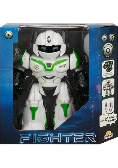 Sesli Ve Işıklı Robot Fighter 22 Cm