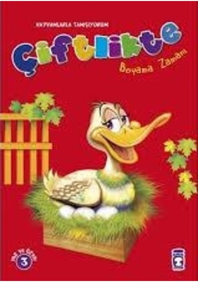 Çiftlikte Boyama Zamanı - Timaş Çocuk Yayınları