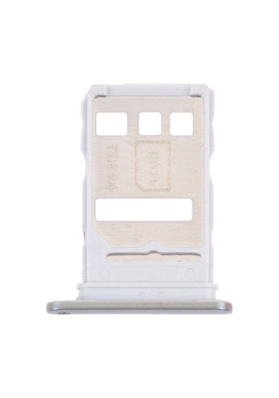 Huawei Uyumlu Y9a Sim Kart Tepsisi + Sim/nm Kart Tepsisi Gri
