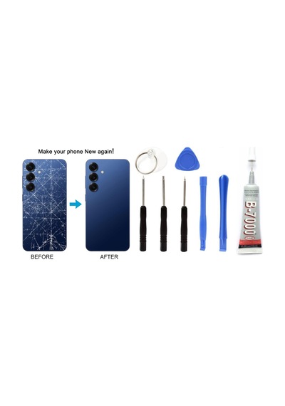 Samsung S25 Uyumlu Batarya Kapağı Kamera Lensli B