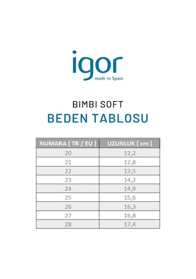 Igor BIMBI SOFT Çocuk Gri Çizme