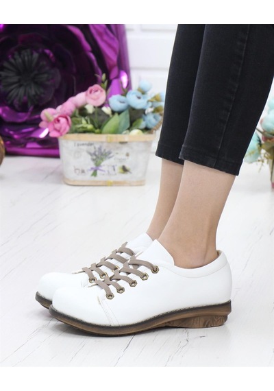 Nesil Shoes Mila 35 Beyaz Günlük Anatomik Kadın Ayakkabı-beyaz Beyaz