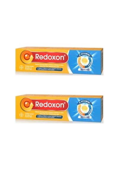 Redoxon Üçlü Etki C Vitamini Ve D Vitamini Çinko Efervesan 15 Tablet 2 Kutu