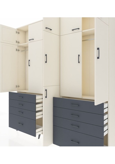 Arges Dolap 8 Raflı 8 Çekmeceli 3 Askılı 220x30x243 Aytaşı-aytaşı/antrasit Aytası/antrasıt Arges Dolap 8 Raflı 8 Çekmeceli 3 Askılı 220x30x243 Aytaşı-aytaşı/antrasit Aytası/antrasıt