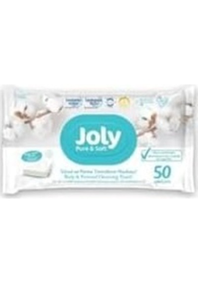 Joly Vücut Temizleme Havlusu 50 'li