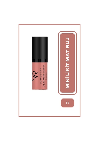 Likit Mini Mat Ruj - Longstay Liquid Matte Lipstick No: 17 8691190870171