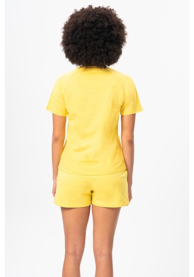 Benetton Bnt-w20360-23y Kadın T-shirt BNT-W20360-R2916 Sarı