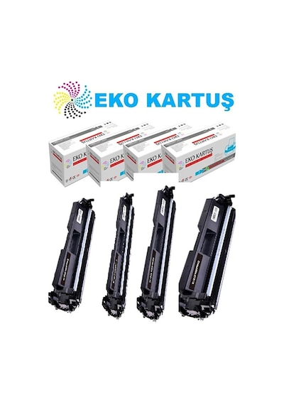Hp 17a 4 Lü Paket Uyumlu Toner Cf217a