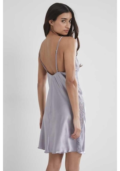 Pierre Cardin Saten Güpürlü Gecelik 624 Royal Royal