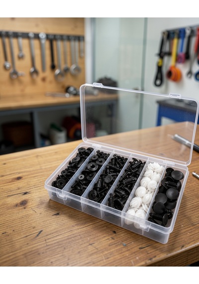 Otomotiv Plastik Klips Seti 100 Parça Uczzvidaseti-3 DİĞER