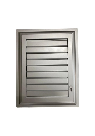 Mey İthalat Plastik Menfez 45x45 Gümüş Banyo Wc Havalandırma Renkli