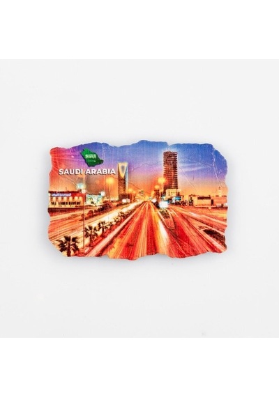 Suudi Arabistan Fresco Magnet
