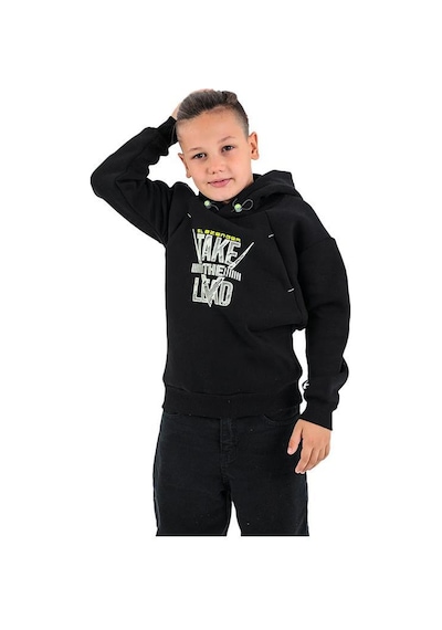 Slazenger Do Çocuk Sweatshirt St22wc031-500 Siyah-siyah