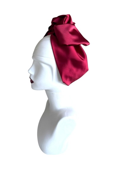 Saten Telli Saç Bandı Bordo - 794467105 Bordo - 794467105 Bordo