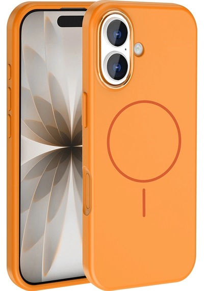 Apple Uyumlu iPhone 17 Kılıf M-safe Şarj Özellikli Metal Kamera Çerçeveli Zore Edi Silikon Kapak Çok Renkli