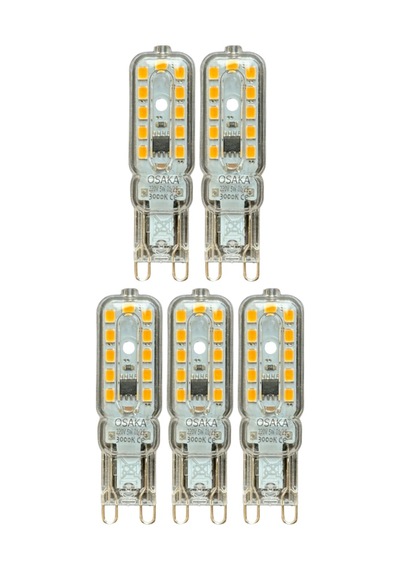5 Adet Osaka 5w 3000k Sarı Işık G9 Duylu Led Kapsül Ampul