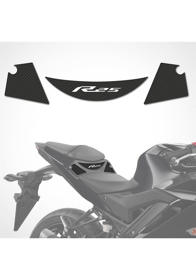 Yamaha R25 Karbon Desen Sele Üstü Koruma Pad R 25 Customfield1