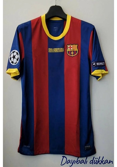 Barcelona 2010/11 İç Saha Messsi Yetişkin Forması Bordo