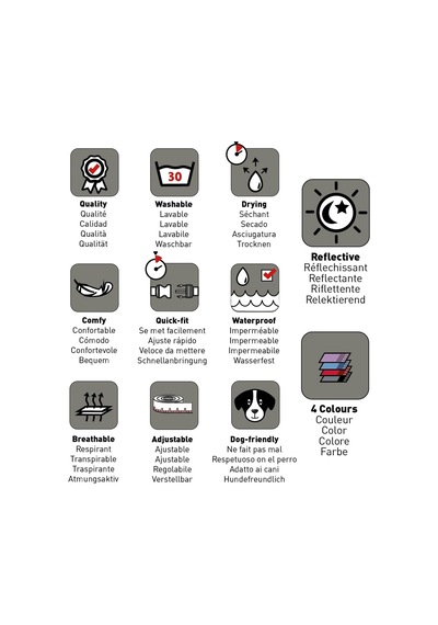 Company Of Animals Halti Tasma, M, Siyah Çok Renkli