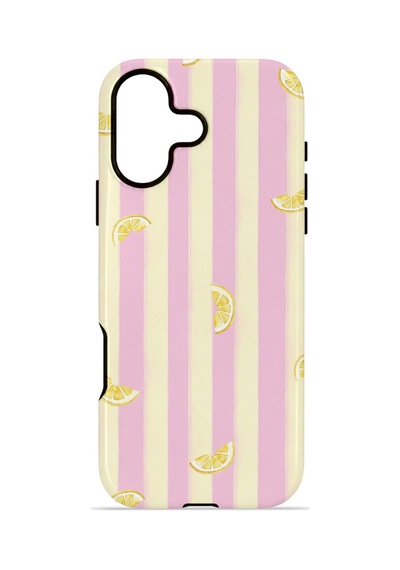 Apple iPhone Uyumlu 17 Vorian Çift Katmanlı Magsafe Kılıf Pink Lemon Parade