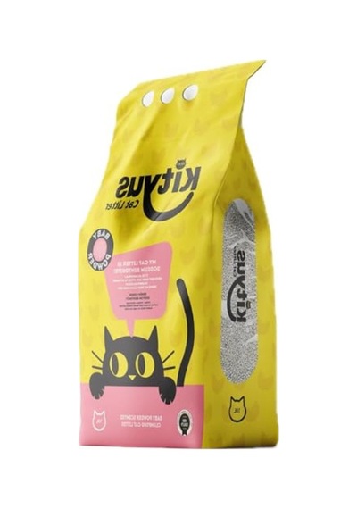 10 Litre Bentonit Kedi Kumu, Bebek Pudralı Ve Tozsuz