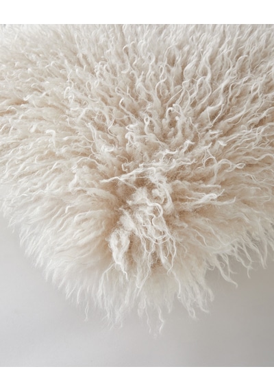 Fluffy Kırlent Kılıfı 35x50 Cm Bej