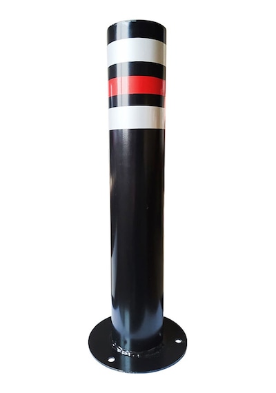 Kaldırım Bariyeri Demir Duba Sabit Park Dubası Metal Park Bariyeri 45 Cm Turuncu