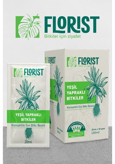 Florıst-yeşil Yapraklı Bitkiler Ve Daha Yeşil Yapraklar İçin Sıvı Konsantre Bitki Besini 200