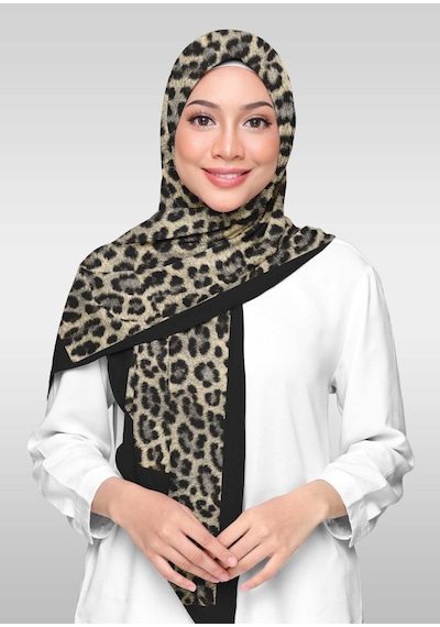 İpekal Soft Pamuk Şal-70 X 190 -06098 Siyah-Krem