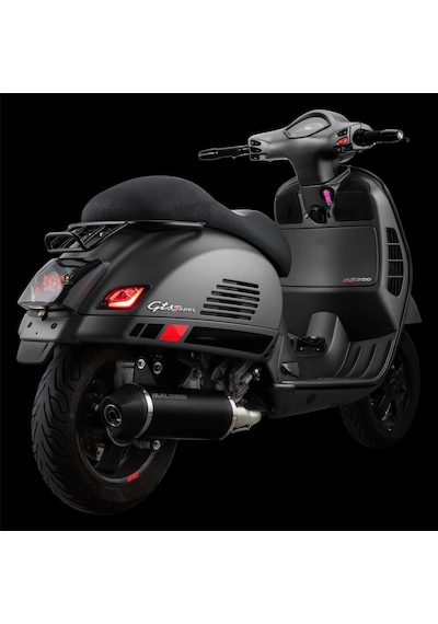 Vespa Gts-gtv Arka Taşıma Demiri 70'ler Parlak Siyah / Sıp
