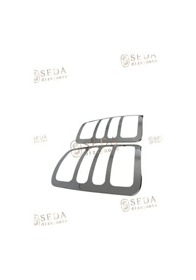 Vw Caddy Mini Van 2003 2014 Stop Çerçevesi 2 Prç. P. Çelik