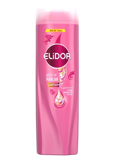 Elidor Güçlü&parlak Şampuan 400 Ml - Nutri Shine Teknolojisi 3'li Ekonomik Paket - 3 Adet Tarı