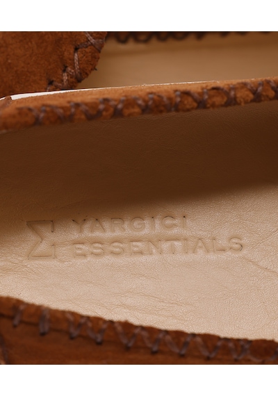 Yargıcı Saraç Detaylı Deri Loafer Kahverengi