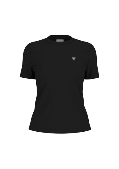 Guess Sonia Bisiklet Yaka Kısa Kollu Kadın Siyah T-shirt V6rı17kd741-jblk Siyah
