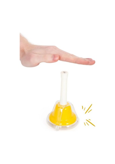 Temel Renkli Basmalı Nota El Zili Seti 8li 15 Cm