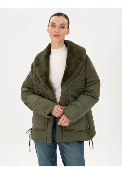 Pierre Cardin Kadın Haki Mont 50290341-vr027 Haki