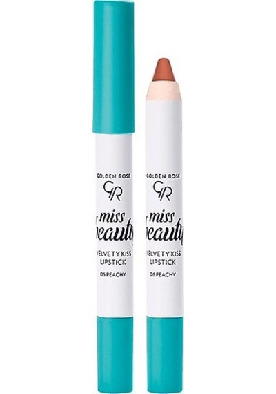 Miss Beauty Velvety Kiss Lipstick 3.5g 06 Peachy Çok Renkli