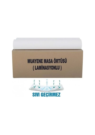 Muayene Masa Örtüsü 50 Cm Lamine 1 Adet Rulo