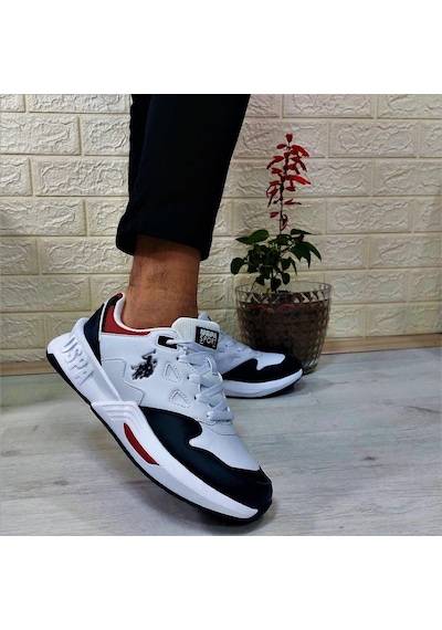 U.S. Polo Assn. U.s.polo Vıce Beyaz-laci Fuspetli Spor Ayakkabı 001